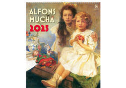 Kalender 2025 Helma 365 34x48.5cm Alfons Mucha