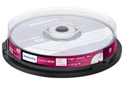 DVD+RW Philips 4.7GB 4x SP (10)