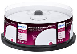 DVD+R Philips 8.5GB DL 8x IW SP (25)