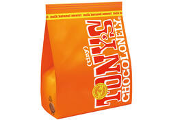 Chocolade Tony's Chocolonely tiny melk karamel zeezout zak 135g