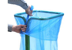 Zakhouder Vepa Bins zelfklemmend 400 liter groen