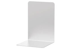 Boekensteun MAUL aluminium 12x12x17.5cm set 2 zilver