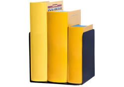 Boekensteun MAUL staal magnetisch 14x12x14cm set 2 zwart