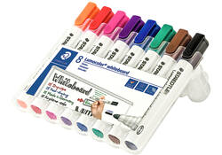 Viltstift Staedtler Lumocolor 351 whiteboard set à 8 stuks assorti