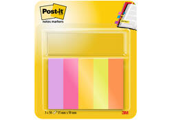 Markeerstrook Post-it 670-5-TFEN 15x50mm Energetic