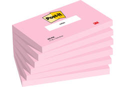 Memoblok Post-it 655 76x127mm gelijnd roze