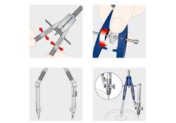 Passer Staedtler Mars 553 met snelverstelling