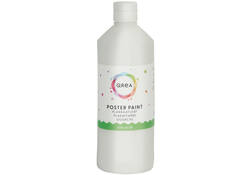 Plakkaatverf Qrea wit 500ml