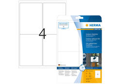 Etiket HERMA 9534 99.1x139mm weerbestendig wit 40stuks