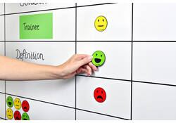 Magneet Legamaster emoticon 50mm assorti 6 stuks