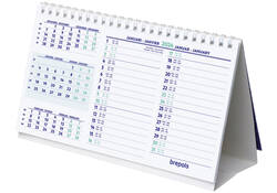 Bureaumaandkalender 2027 Brepols 210x125mm