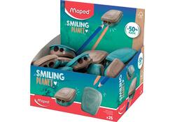Puntenslijper Maped Smiling Planet 2-gaats display à 25 stuks