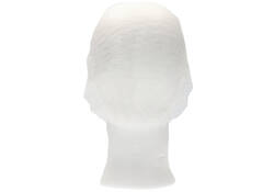 Haarnet CMT clip non-woven L 53cm PP wit