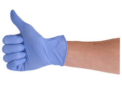 Handschoen CMT S soft nitril violet