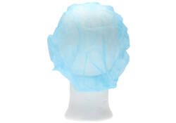 Haarnet CMT bouffant non-woven M 50cm PP blauw