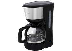 Koffiezetapparaat Inventum 1.25liter zwart met rvs