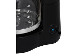 Koffiezetapparaat Inventum 1.25liter zwart met rvs