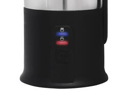 Melkopschuimer Inventum 240ml zwart met rvs