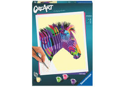 Schilderen op nummers CreArt Zebra