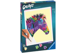 Schilderen op nummers CreArt Zebra