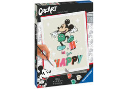 Schilderen op nummers CreArt H is voor Happy