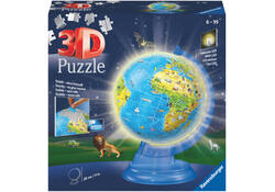 3D puzzel Ravensburger Globe Night Edition XXL 54 stuks
