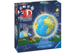 3D puzzel Ravensburger Globe Night Edition XXL 54 stuks