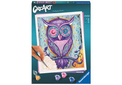 Schilderen op nummers CreArt Dreaming Owl