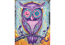 Schilderen op nummers CreArt Dreaming Owl