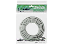 Kabel InLine Cat.5e U UTP 10 meter grijs