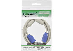 Kabel Inline S VGA 15HD M-M 2 meter beige en blauw