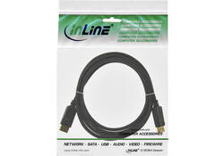 Kabel inLine displayport 4K60HZ M-M 1.5 meter zwart