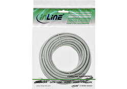 Kabel InLine Cat5e U UTP 20 meter grijs