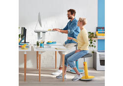 Zit-sta bureau Leitz Ergo Cosy met schuiflade