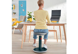 Actieve zit-sta kruk Leitz Ergo Cosy grijs