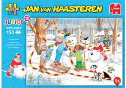 Puzzel Jan van Haasteren Junior 10 De sneeuwpop 150 stukjes