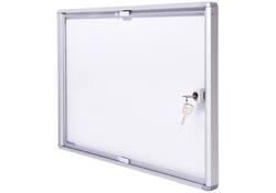 Binnenvitrine wand MAULextraslim whiteboard 2xA4 met slot