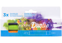 Ecoline Duotip marker secundair set 3 kleuren