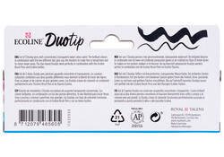 Duotip marker Ecoline primair set 3 kleuren