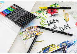 Sketch marker Eberhard Faber 12 stuks assorti