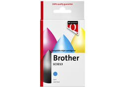Inktcartridge Quantore alternatief tbv Brother LC3213 blauw
