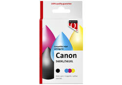 Inktcartridge Quantore alternatief tbv Canon PG560XL CL561XL zwart + kleuren