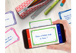 Flashcard Oxford 2.0 75x125mm 80vel 250gr lijn groen