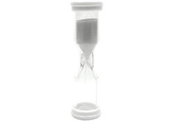 Zandloper 60 seconden wit