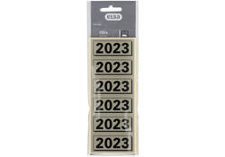 Rugetiket Elba 2023 57x25mm grijs
