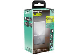 Led nachtlamp Integral 4000K koel wit 0.5W 7lumen sensor op batterijen