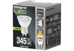 Ledlamp Integral GU10 2700K warm wit 3.6W 400lumen