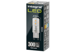 Ledlamp Integral G9 2700K warm wit 2.7W 300lumen