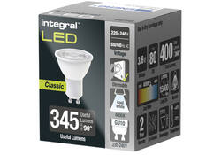 Ledlamp Integral GU10 4000K koel wit 3.6W 400lumen