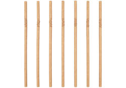 Drinkrietje IEZZY karton buigbaar 6x240mm 100% fair 200 st bruin